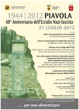 Commemorazione eccidio di Piavola