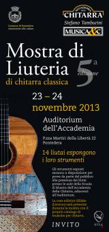 5° MOSTRA DI LIUTERIA CHITARRISTICA 2013