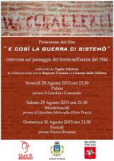 E così la Guerra ci Sistemo'