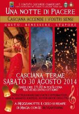 30 agosto NOTTE DI PIACERE  a Casciana Terme