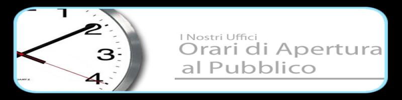Orari di apertura Ufficio Protocollo e URP dell'Unione Valdera