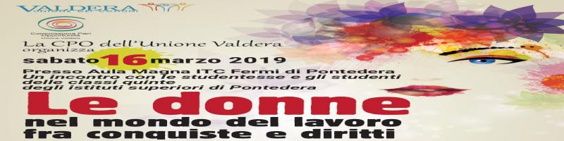 LA COMMISSIONE PARI OPPORTUNITA’ INCONTRA I MATURANDI A PONTEDERA PER PARLARE DI PARI OPPORTUNITA’ E DISCRIMINAZIONI DI GENERE