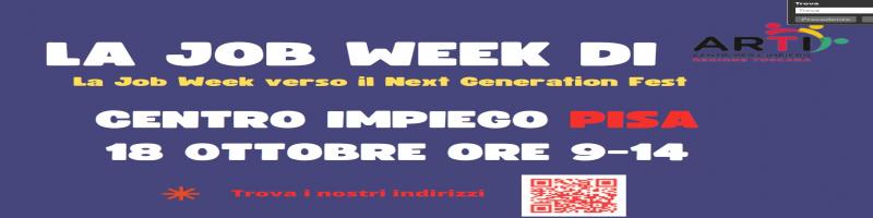 LA JOB WEEK DI ARTI - 18 OTTOBRE 2023