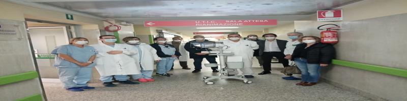 Sei comuni, un’importante iniziativa iniziativa ed un laringoscopio del valore di circa 15.000 euro donato al Reparto di Terapia Intensiva del Lotti di Pontedera