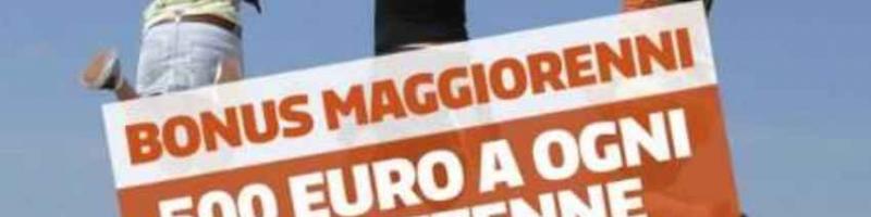 BONUS MAGGIORENNI