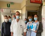 RICETRASMITTENTI PER IL PERSONALE IMPEGNATO NEL REPARTO COVID DELL’OSPEDALE LOTTI.  IL NUOVO DONO DA PARTE DELL’UNIONE VALDERA ALLA STRUTTURA SANITARIA