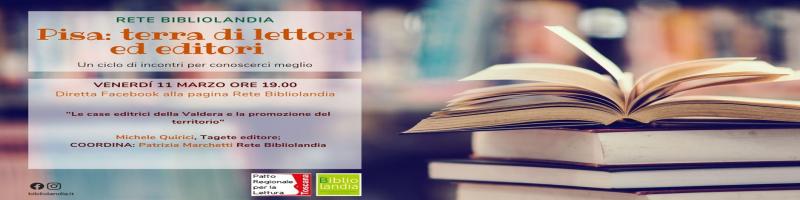 Terra e letteratura: Venerdì 11 Marzo Michele Quirici di Tagete Edizioni svelerà la storia dell’Alchimista della Valdera