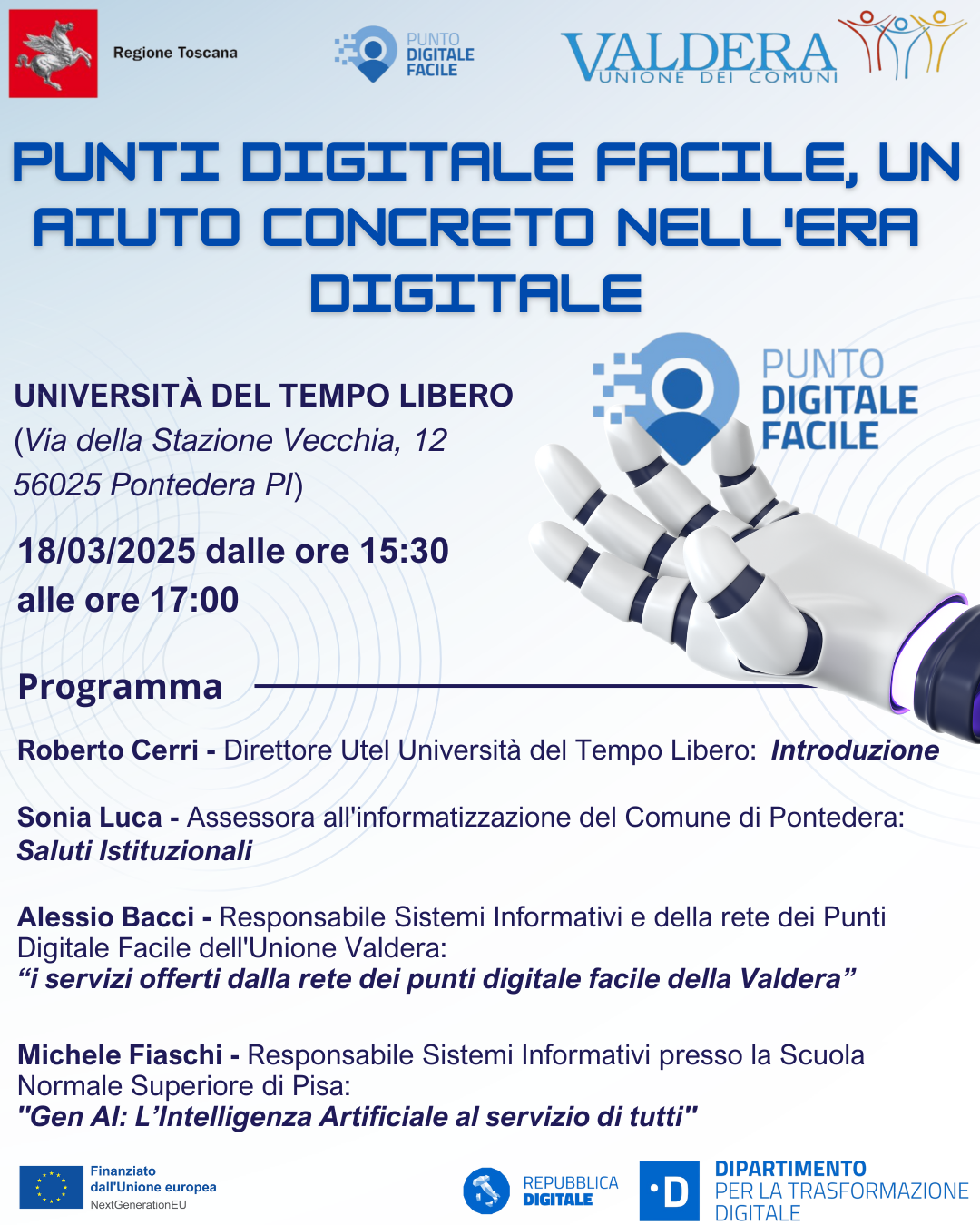 Evento "Punti Digitale Facile: Un Aiuto Concreto nell'Era Digitale"